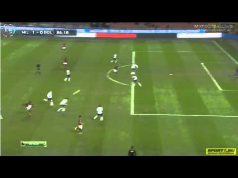 agenlive4d x bro88 - Mario Balotelli Amazing Goal ~ AC Milan vs Bologna 10