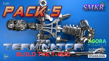 Agora Models Build the T-800 Terminator Pack 5 Stages 41 - 50 - The Spine and Pelvis in 4K