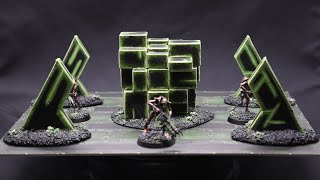 How to Make Necron Terrain for 40K Indomitus/9th Edition - Necron terrain part 2 - Hypercube!