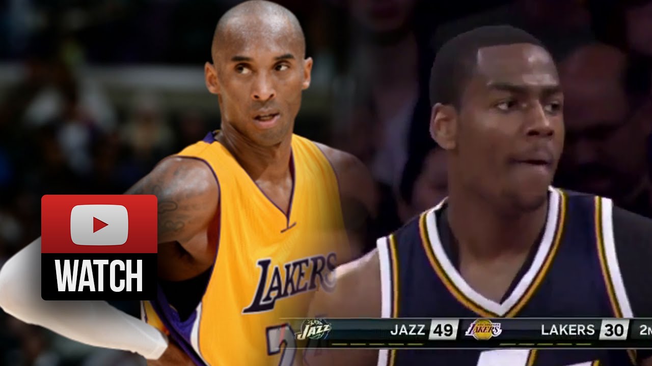 Kobe Bryant Vs Alec Burks Duel Highlights Lakers Vs Jazz (2014.10.19) - Sick!