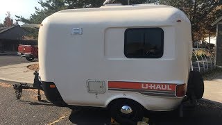 1985 U-Haul CT-13 Fiberglass Travel Trailer by Vintage Camper Channel 7,031 views 5 years ago 2 minutes, 22 seconds