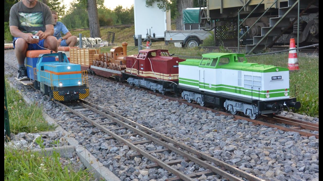 Insiderfahrtag auf der 5 Zoll Anlage der Dampflokfreunde Karlsruhe