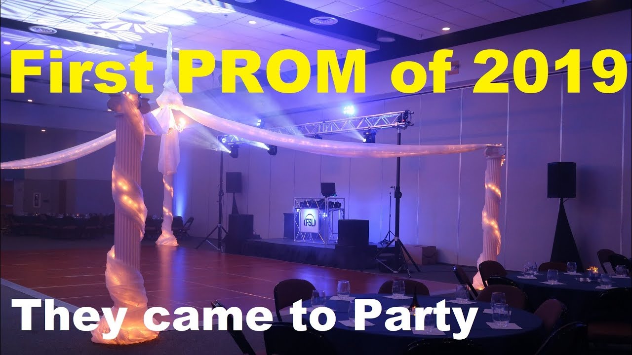 🤟First PROM of 2019 | DJ Gig log 097 | Truss | Movers | Uplighting | Loud Sound | LIT