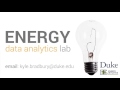 Introduction to the Energy Data Analytics Lab