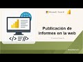 Power BI | Publicación de informes en la web