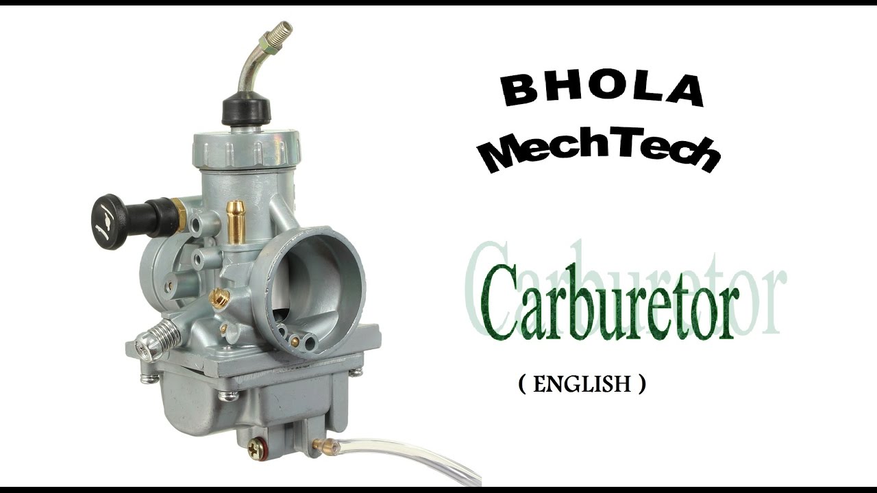 Carburetor working (english) YouTube