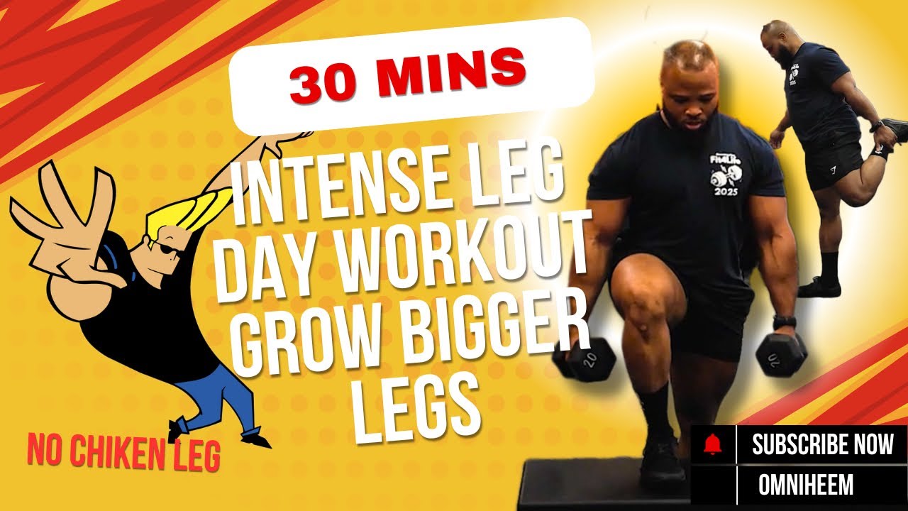 Grow Bigger Legs Fast: Intense 30-Minute Leg Day Workout - YouTube