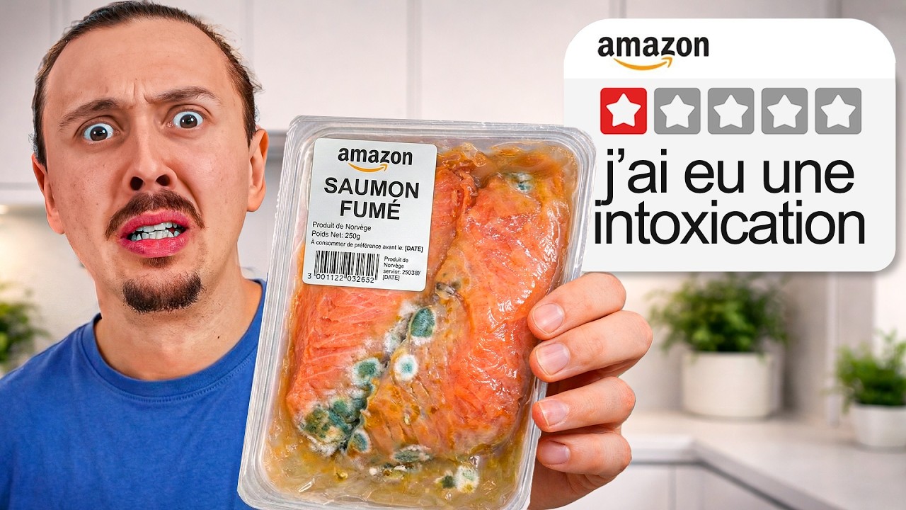 Je teste la nourriture la plus douteuse d'Amazon