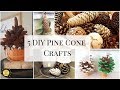 5 DIY PINE CONE CRAFTS | FAUX BLEACHED | WINTER DECOR IDEAS | CINNAMON SCENTED | CHRISTMAS FARMHOUSE