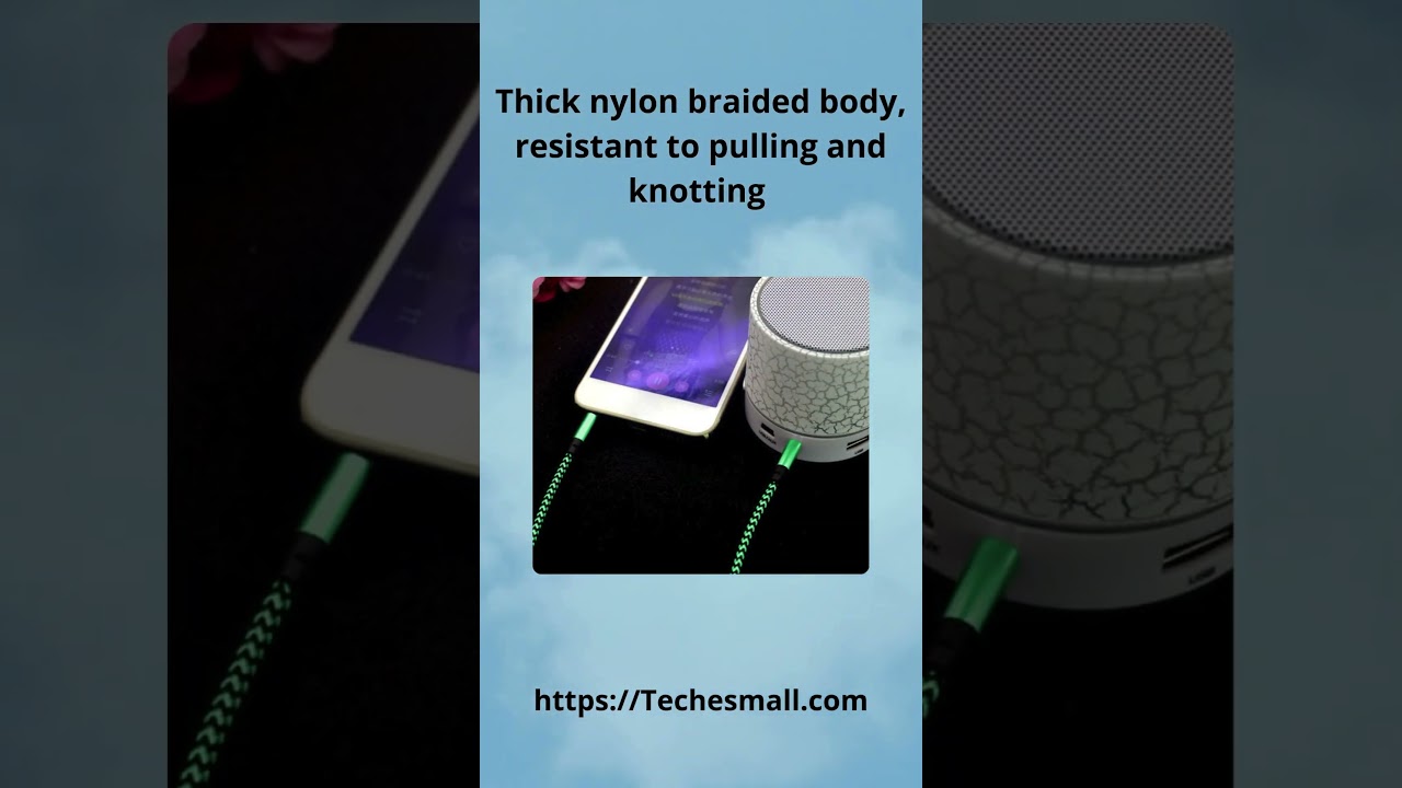 3 PCS K10 3.5mm Male to Male Nylon Braided Audio Cable, Length: 1m