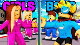 The Walls Split Boys Vs Girls In Brookhaven Rp!! 💗💙