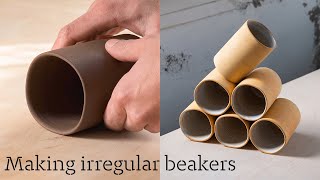 [ASMR] MAKING irregular ceramic BEAKERS - vapor03