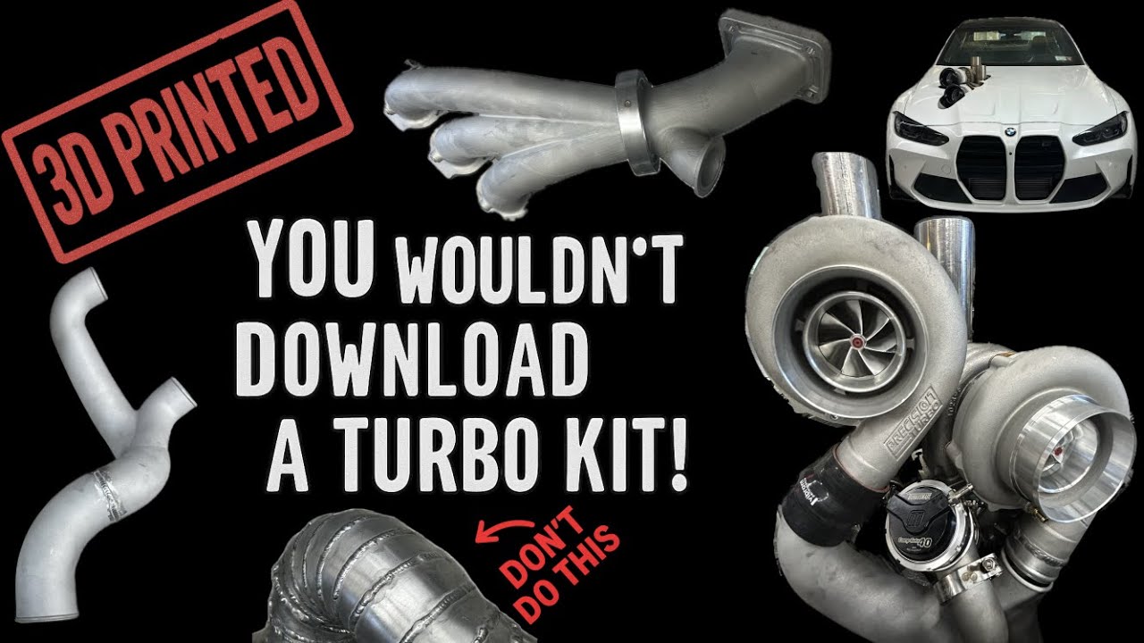3D print an 1,800 HP G80 M3 turbo kit and it's cheaper than you thought.