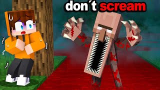 If You Scream, Minecraft Becomes a Nightmare!