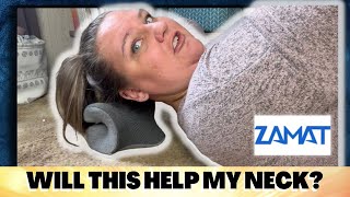 NECK PAIN RELIEF | Cervical Traction Neck Pillow with Magnetic Therapy Review #Zamatsleep #NekGenic