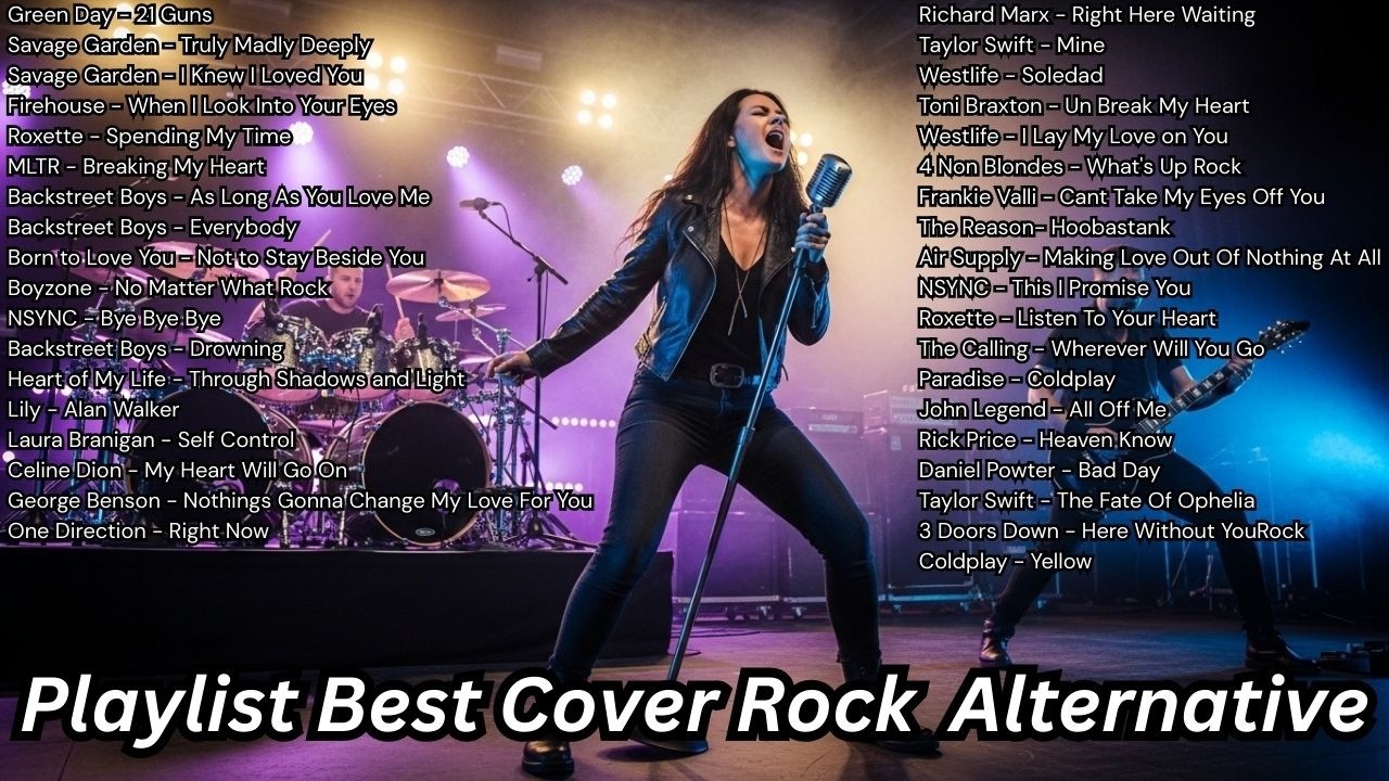 [Playlist] Alternative Rock Covers Emotional Love Songs With Meaningful Words And Passion