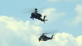 ILA 2016 - Boeing AH-64D Apache & Mil Mi-24V Hind-E - Berlin - 04.06.2016 r.