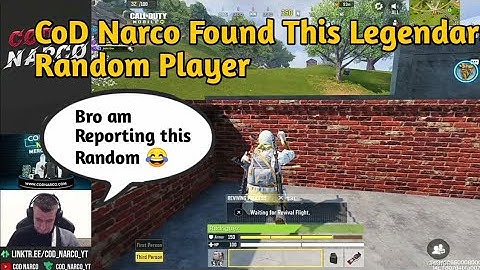 CoD Narco found this Legendary Camper | CoD Narco Did Funny Thing With Random Call of Duty: Mobile