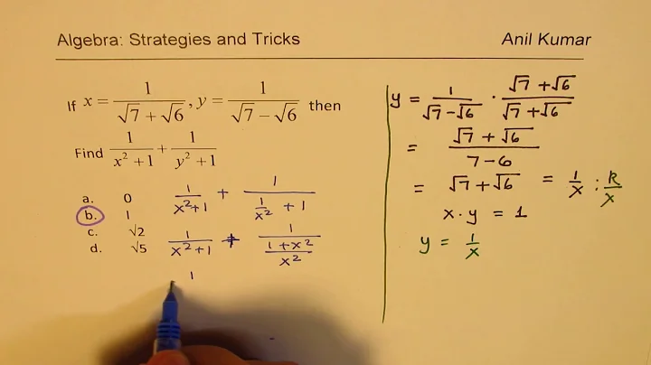 Solve Sum of Rational Expressions in a Second SSC CGC SAT Math 2 |ACT