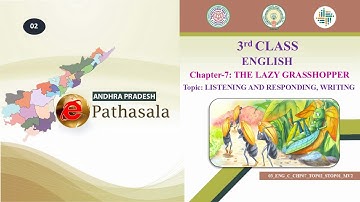 Class3-ENGLISH-The Lazy Grasshopper- Writing, Listening & Responding
