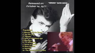 David Bowie - Heroes - October 14, 1977