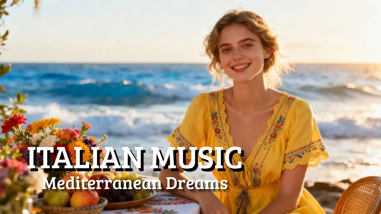 Italy Relaxing Instrumental 🎶 Soothing Italy Music for Sleep Study Amalfi Coast & Como