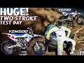 Huge two stroke test day with yzm500 and yz250  dirt bike vlog 11