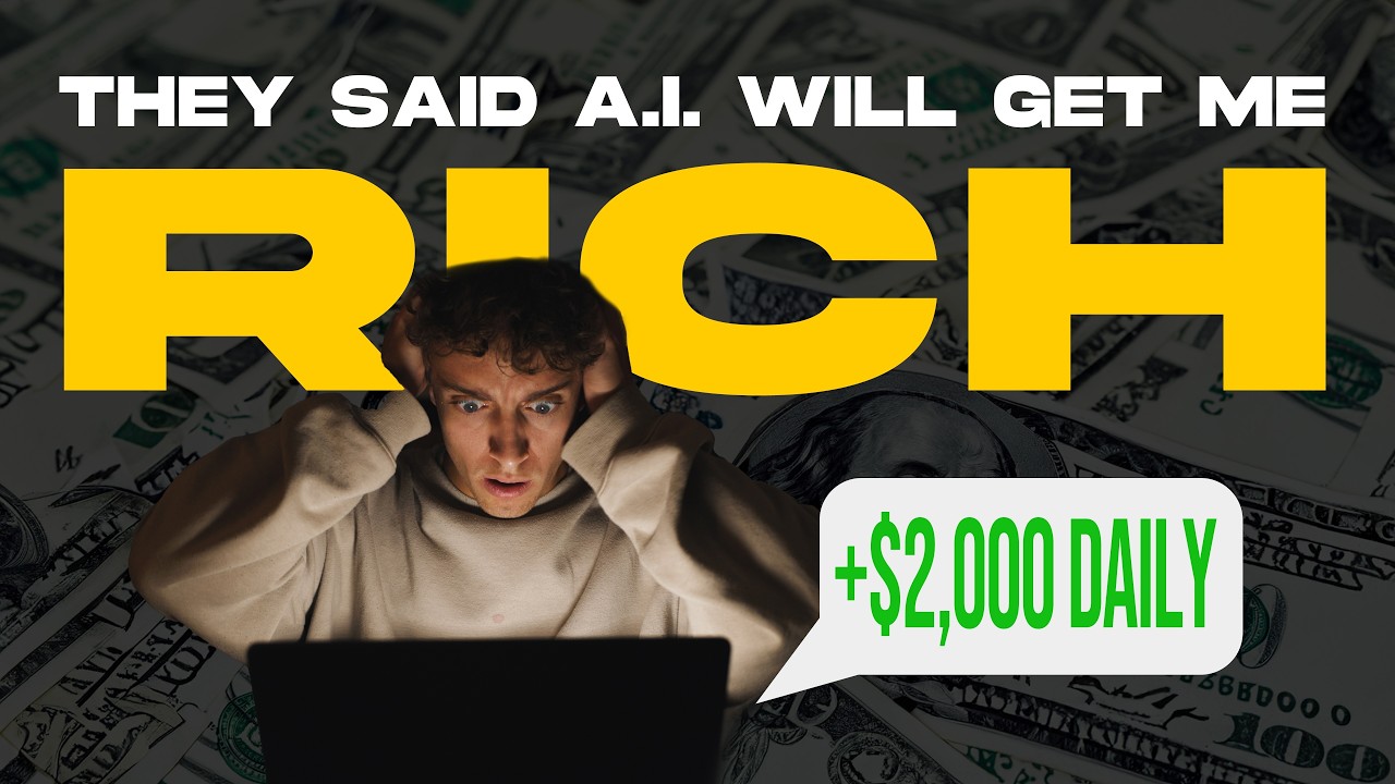Trying an AI Get Rich Quick Scam