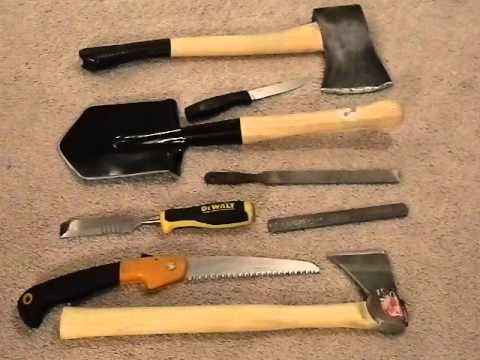 Setting up a Bushcraft tool kit - YouTube