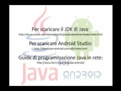 Video: Linguaggi Di Programmazione Per Android