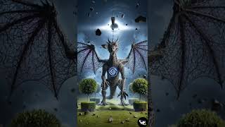 Black Hole Dragon Made of Plants 🕳️🐉 (Reality Bending Transformation)”#ai #anime #usashorts #dregan