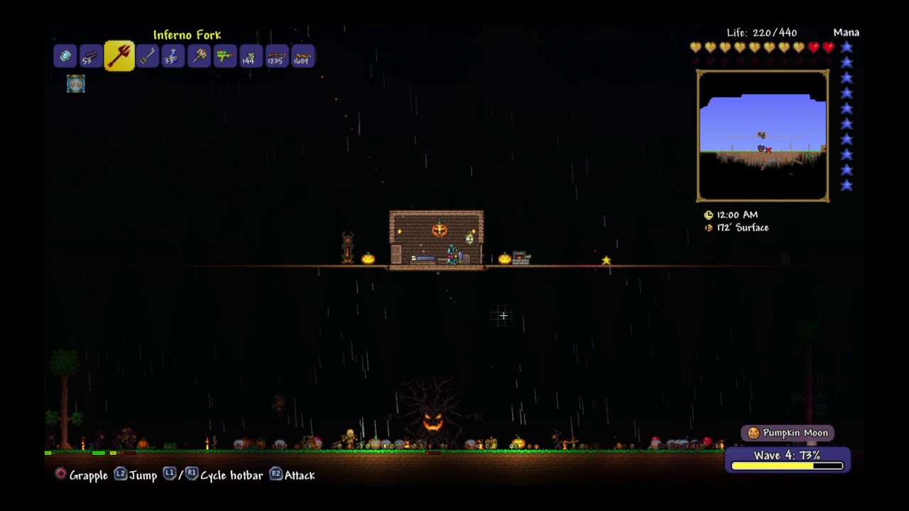 Terraria pumpkin moon YouTube