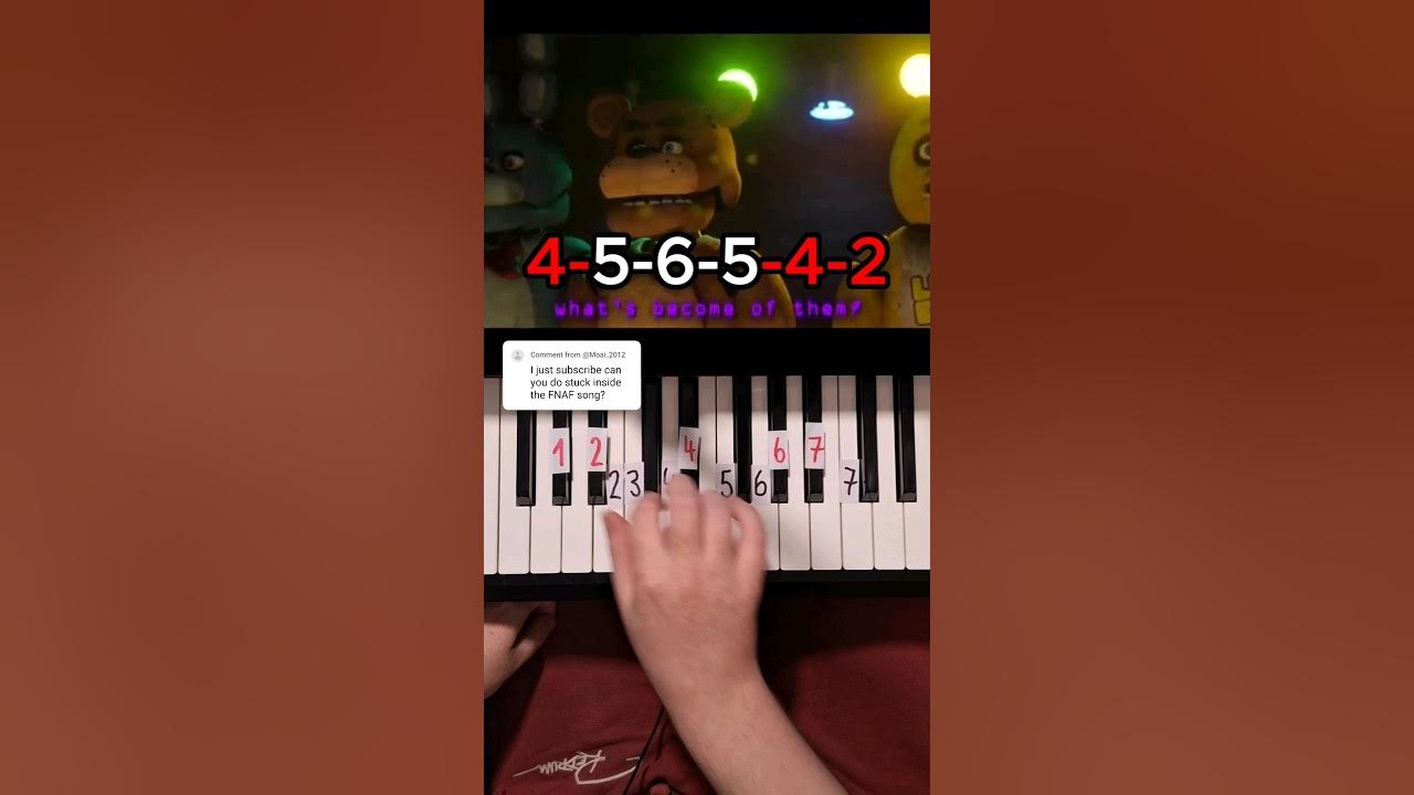 Stuck Inside FNAF Piano Tutorial(Living Tombstone,CG5, Black Gryph0n, Baasik, Kevin Foster) #shorts Stuck Inside FNAF Piano Tutorial(Living Tombstone,CG5, Black Gryph0n, Baasik, Kevin Foster) #shorts
