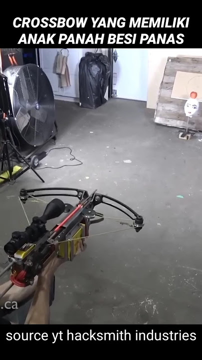 WOW😱 ORANG INI MEMBUAT CROSSBOW YANG MEMILIKI ANAK PANAH BESI PANAS!!