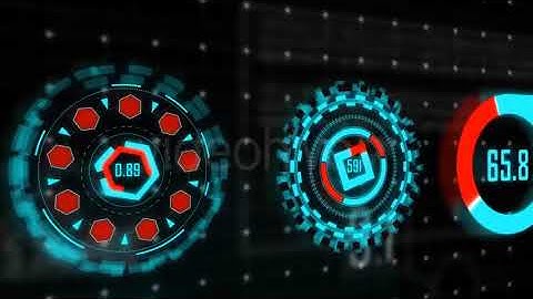 HUD Interfaces Package | After Effects template