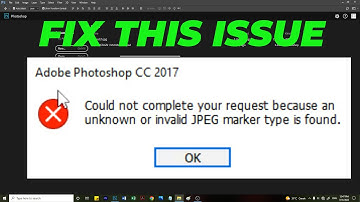 Could not complete your request because an unknown or invalid JPEG marker type is found