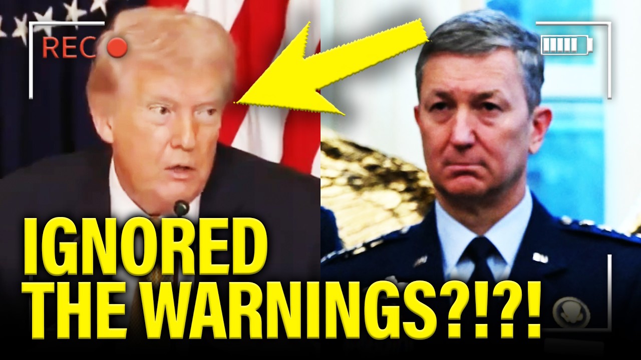 🚨 Military Leaders WARN TRUMP of WAR DISASTER!