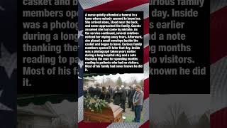 Nurse Attended Funeral Nobody Expected Her At #kindness #shorts