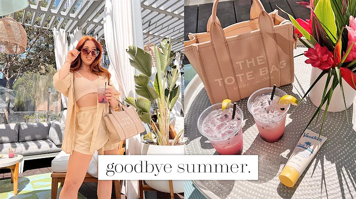 END OF SUMMER VLOG | rooftop pool day, nobu malibu...