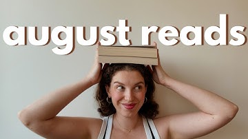 every book I read in august | august reading wrap up