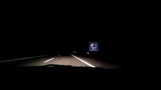 HTC One 1080p video sample - very low light/night time on german Autobahn
