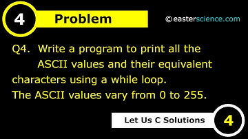 Write a c program to print all the ASCII values and their equivalent characters using a while loop.