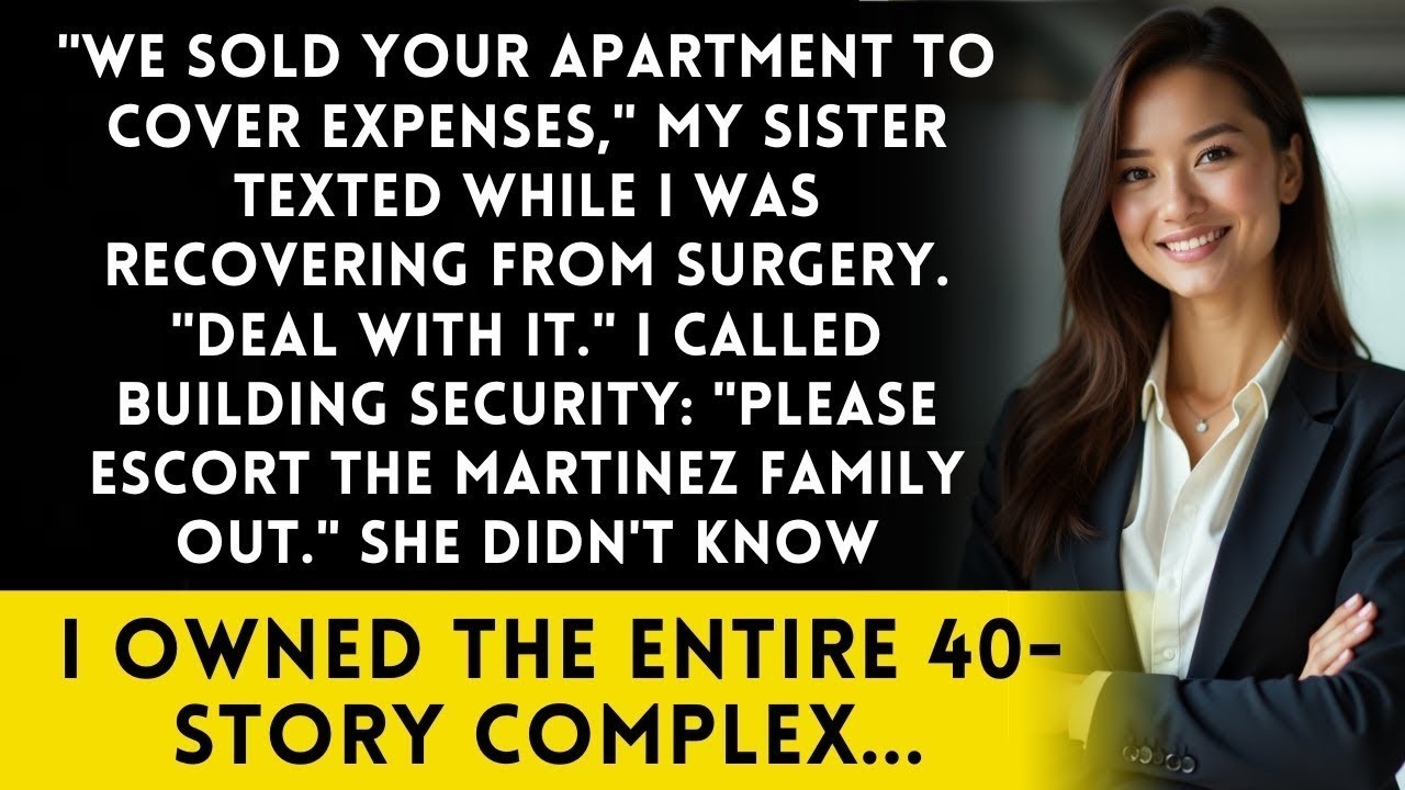 “We Sold It.” She Said. — I Own The Building