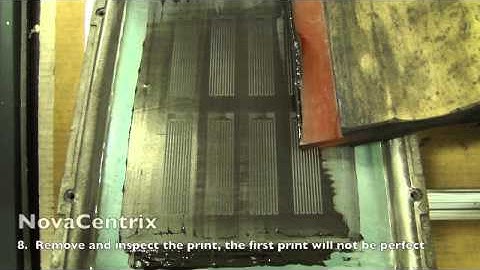 NovaCentrix screen printing kit introduction