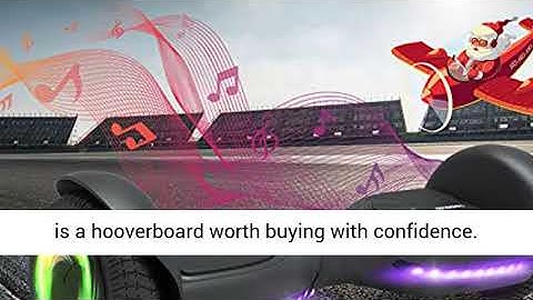 TOMOLOO Q3C Hoverboard Bluetooth Music Rhythmed Lights