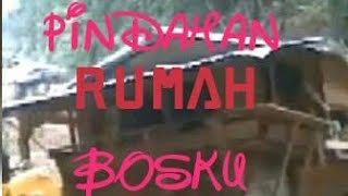 pindahan rumah di bantu alat berat
