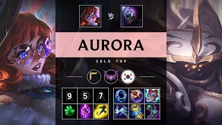 Aurora Top vs Jax: Killing spree - KR Master Patch 14.22