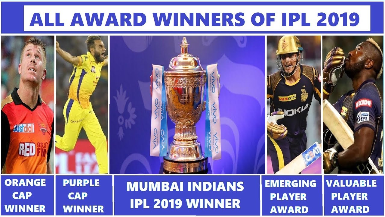 ipl 2019 awards winners