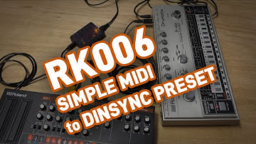 RK006 from MIDI to TR-606 DINSYNC