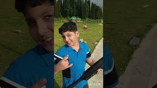 Hamdan's Cricket shots at Gulmarg Srg. 2026 summer vacations